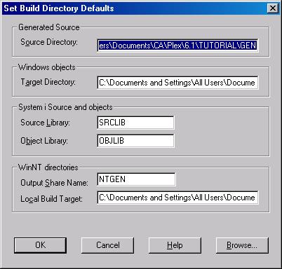 Setting Up Generate and Build Options 5.