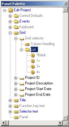Defining Restrictor Processing Creating a Subfile Option You create subfile options so end users can enter a value in the subfile option field on the panel (the left-most field on the Edit Project