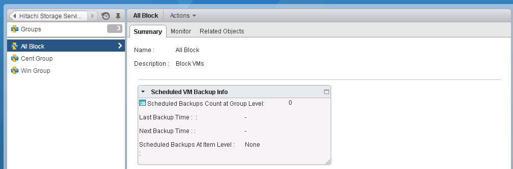 About Groups When you select Groups any configured Groups objects are displayed.