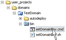 Using the Start Script Editor Table 5 5 This icon Open Start Script Dialog Box Icons Marks The parent directory, within a WebLogic domain, of the bin subdirectory in which, by default, the scripts
