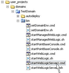 Pointing All Domains and Servers at Patches Through Custom Scripts Figure 5 5 Selecting a Server Start Script in the Select Start Script Dialog Box For information about modifying this script, see