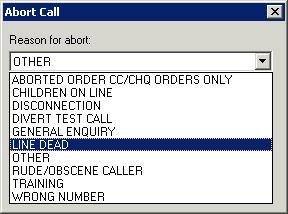 Aborting Inbound Calls Every call taken in Synthesys has a conclusion and no call is ever lost, even if the call needs to be ended without going through the conclusion in the callflow.