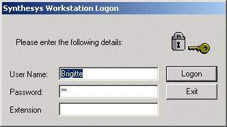 STARTING THE AGENT WORKSTATION Whether you are taking Inbound or Outbound calls, always log into your phone first, before logging into Synthesys.