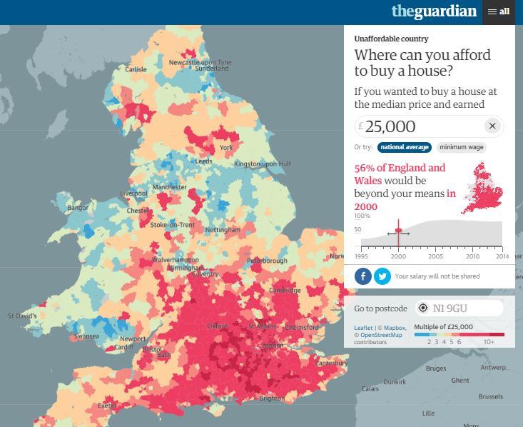 STAGE 4: SELECT VISUAL ELEMENTS DIVERGING COLOUR PALETTE Visualization from Guardian:http://www.