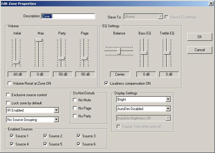 ZONE OUTPUTS Configure the Zone Outputs in the Nuvo software by selecting the Zones tab, then choose the same number to be configured and click the Edit button.