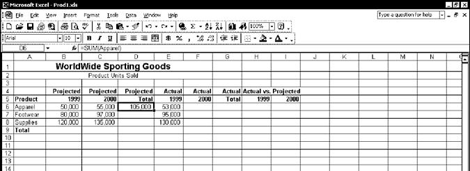 Lesson 7 - Working with Labels in Formulas Excel 2002 - Lvl 3 Labels in formulas act as relative references.