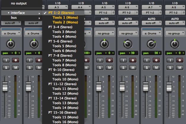 Pro Tools I/O labelling can increase the speed of your session setup time.