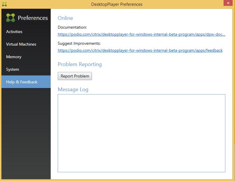 The DesktopPlayer endpoint must be registered with Synchronizer to receive updates, or to save changes to the VM.
