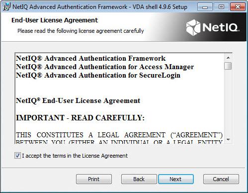 agreement check box and click Next. 3.