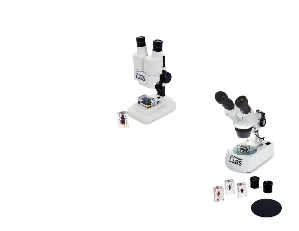 60 INTRODUCING CELESTRON LABS, a new family of compound and stereo microscopes by Celestron.