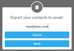 and only after they accept your invitation. When you receive an invitation to exchange contact information, this message will appear on the top of your Network page, below the search field.