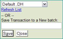 CHECK CLAIMS 8. Click Save Response to Batch to save the response to a new or existing batch. Note: The Save Response to Batch link appears only if batching is off.