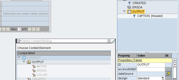 Similarly for ERSDA, in datasource use the button and select the Input field