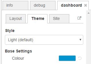 However, it is much easier and clearer to configure using the dashboard panel next to the console (Info & Debug). The Site Choose a Title.