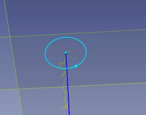 Click Mesh Sketch in the toolbar, then select a plane (in this case, 3).