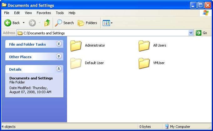 Personal File Locations (XP) (continued) C:\Documents and Settings\<User Name>\Start Menu The Start menu