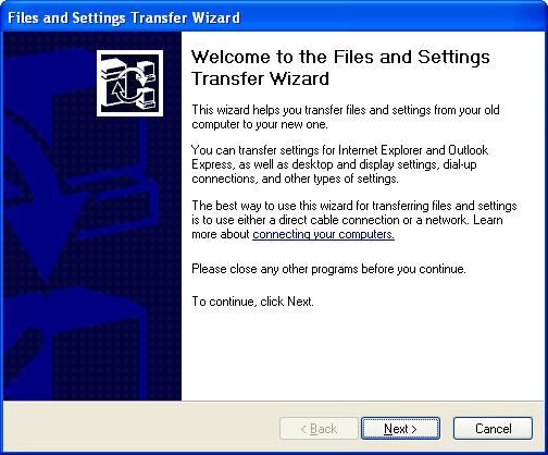 File Settings and Transfer