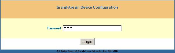 Step 1. Open a web browser and enter http://a.b.c.d for the URL, where a.b.c.d is the IP address of t he Grandstream telephone.