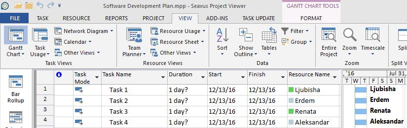 159 1. Open one version of the project plan. This will be Current version of the project plan 2. Select the Report ribbon 3. Click on the Compare Project feature 4.