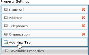 The default value for Tab height is 290 and width is 460. 4.3.