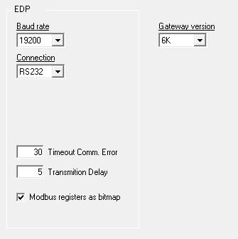 ESSER side configuration parameters: 1 6 2 3 4 5 ESSER Configuration 1. Baud rate configured in the communication board, by default 19200. 2. ESSER to IBOX connection (EIA232/EIA485). 3. Timeout Comm.
