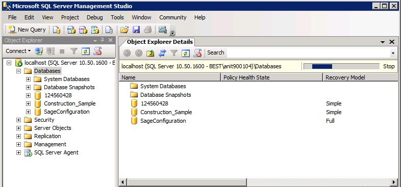 Install and Configure Sage SQL Gateway Sage 300 Construction and Real Estate Test Data Replication and View the Results 1.