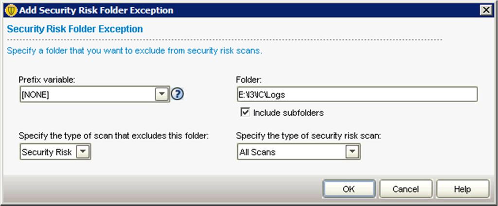 Symantec Endpoint Protection 12.1.3 for Customer Interaction Center Servers and Subsystems 13 HostServerU.exe ProcessAutomationServerU.exe c. Select the OK button. Important!