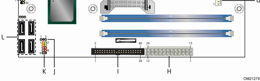 of the component-side connectors and