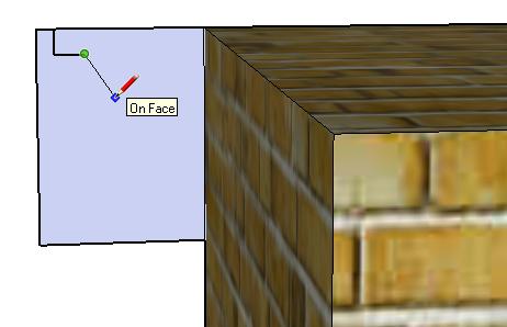 Use the Line tool and start making lines on the dummy rectangle, starting somewhere along the top.