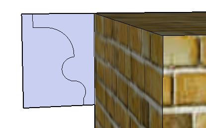 Fireplace Mantel in Google SketchUp Try This Instead of creating a cross-section