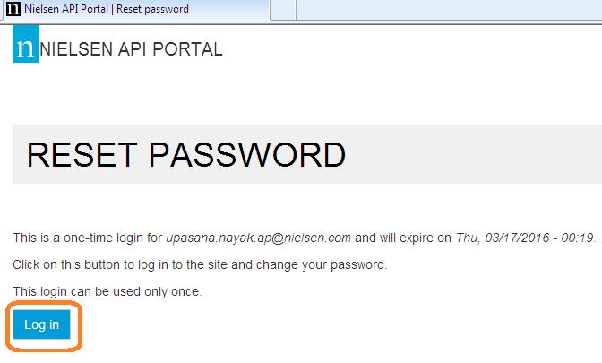 Step 5: Click on Log in and provide the password that you want to set and