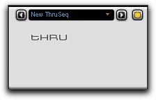 Thru Sequencer Phrase Synth The Thru module simply bypasses the Sequencer module Synth Module The Synth module generates sound using audio files Audio files and regions can be dragged and dropped