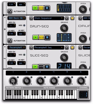 controls of all the Synth modules assigned to Smart knob 1 To assign a control to a Smart knob: 1 Right-click the control you want to assign For example, you may want to assign the Pitch control for