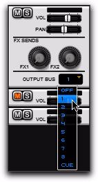 Cue Is a dedicated bus for cueing a track before assigning it to a main Output Bus Set up a dedicated Auxiliary Input track in your Pro Tools session for monitoring the Cue Bus Track Automation Track