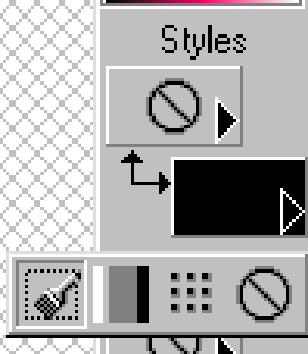 17. Look at Figure 1. Figure 1: The button fills the canvas. Saving Your Work as a PSP Image You make all of your buttons from a template with a number of layers.