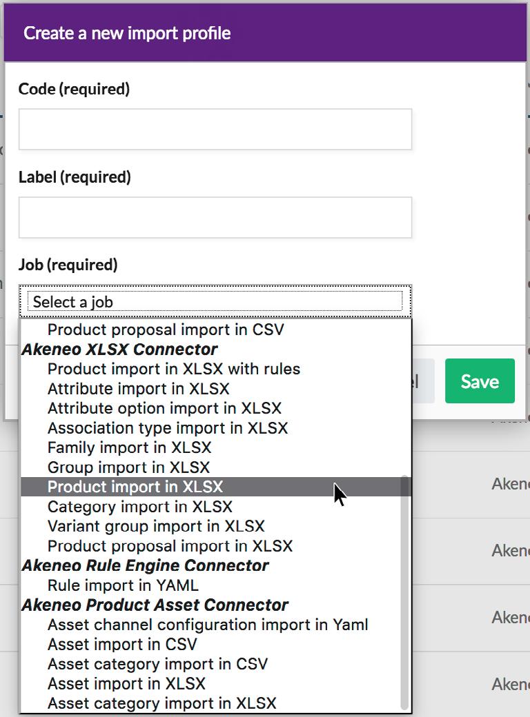 Today, we are launching a new feature: all teams can natively import and export Excel files with Akeneo.