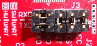 Please make sure you connect the LaunchPad with an inserted MSP430G2553 MCU (M430G2553) to the IC1 socket. The code default supports MSP430G2553 MCU.