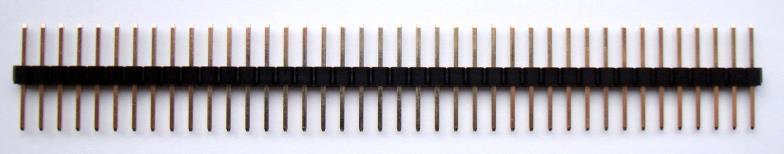 (4) 40 pins Pin Header Quantity: 1 piece If your product or development kit has