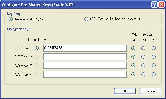 Figure 3-5 Note: Select different Security Options, the configurations are different; you can select the appropriate security option and