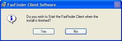 Chapter 2: FaxFinder Client Software Configuration G.