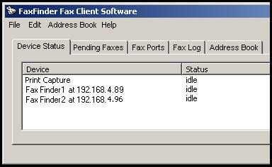 Chapter 2: FaxFinder Client Software Configuration the sake of simplicity and convenience) to use the same Username and Password for all FaxFinder units.