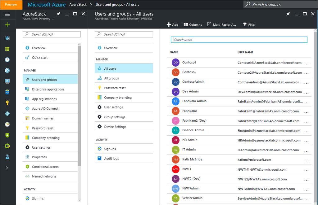Subscriptions Azure Stack subscriptions grant users access to the Azure Stack services being offered, as well as to the Azure Stack portal itself.