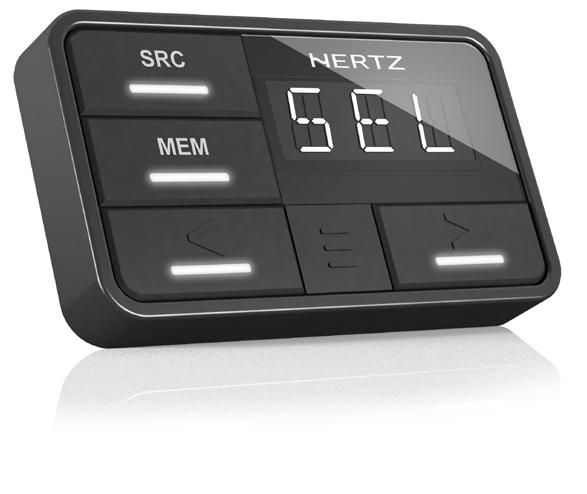 DRC HE Digital Remote Control The optional DRC HE enables the main system control without the use of a PC.