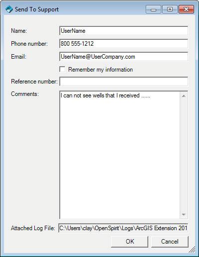 ArcGIS Extension 2010 - User's Guide After completing this form your default email client will then