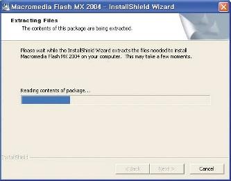 Installing Flash MX 2004 1 Double-click the Install_Flash_MX_2004.
