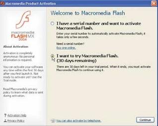 Starting Flash 1 To start Flash, navigate to [Start] - 2 Open the trial software by clicking [Program] - [Macromedia] - [Macromedia Flash MX 2004] using the [Start] button at the, I want to try
