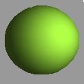 When textures are used as well, the Illumination color is combined with the white color part of the texture. On the left the object has a black Illumination color, on the right bright green.