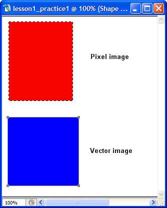For now, simply note that a vector shape is on a separate layer. Figure 1-14: Layers palette.