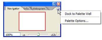 Basic operations You can control the options bar, palettes, and toolbox as follows: To move and float the options bar, point to the vertical dotted line along the left edge, which is called the