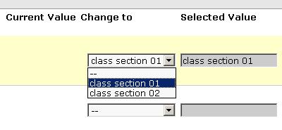 Edit an individual student s information by clicking on the hyperlinked student s name in the first column and selecting Edit Member.